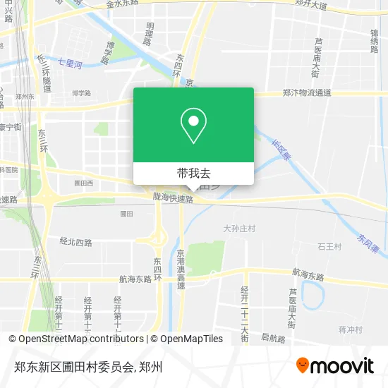 郑东新区圃田村委员会地图