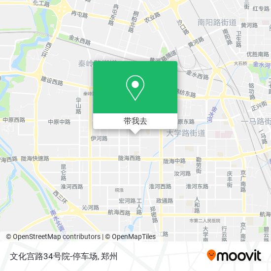 文化宫路34号院-停车场地图