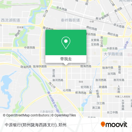 中原银行(郑州陇海西路支行)地图
