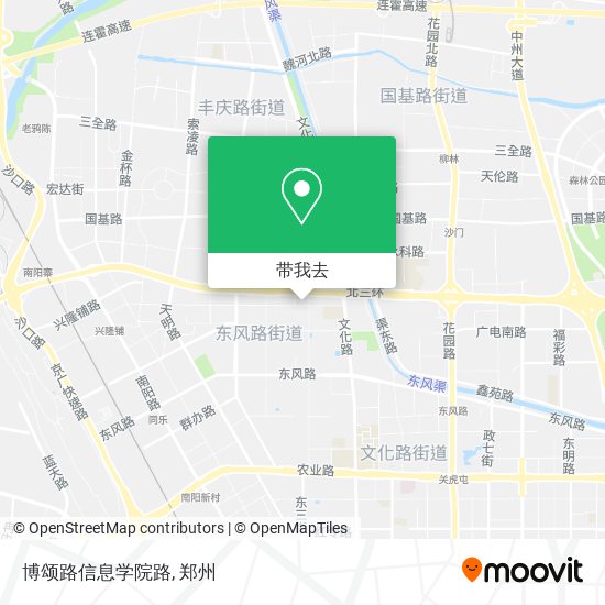 博颂路信息学院路地图