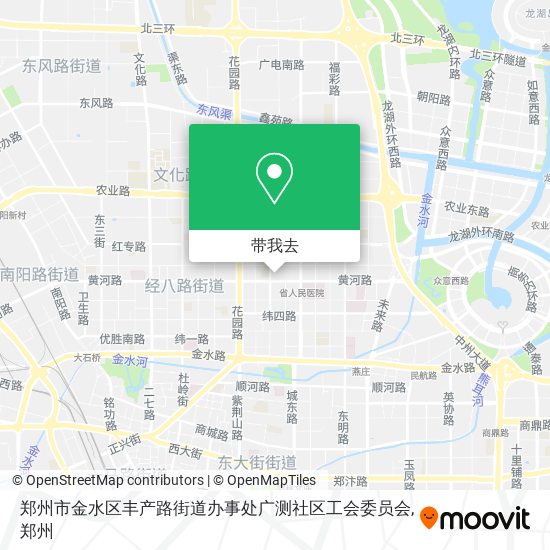 郑州市金水区丰产路街道办事处广测社区工会委员会地图