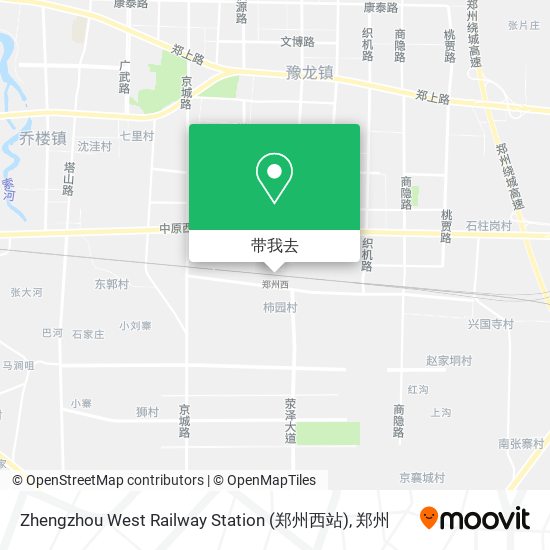 Zhengzhou West Railway Station (郑州西站)地图