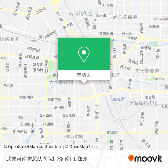 武警河南省总队医院门诊-南门地图