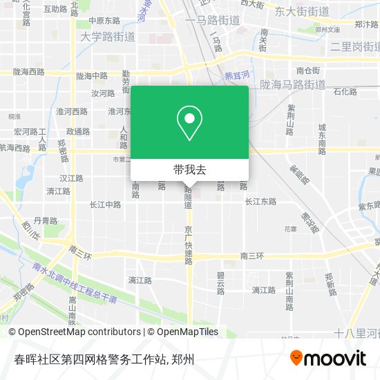 春晖社区第四网格警务工作站地图
