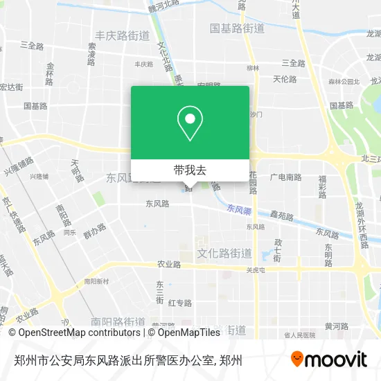 郑州市公安局东风路派出所警医办公室地图