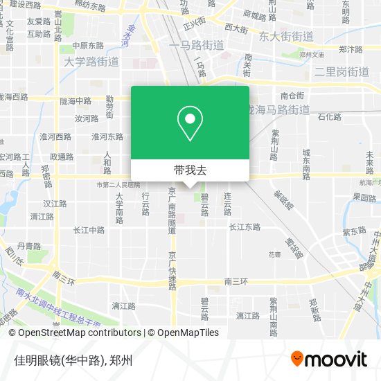 佳明眼镜(华中路)地图