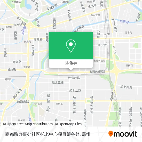 商都路办事处社区托老中心项目筹备处地图