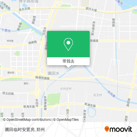 圃田临时安置房地图