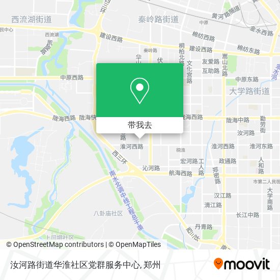 汝河路街道华淮社区党群服务中心地图
