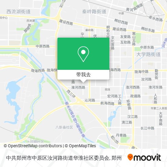 中共郑州市中原区汝河路街道华淮社区委员会地图