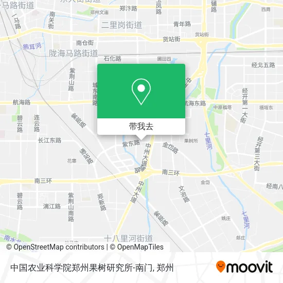 中国农业科学院郑州果树研究所-南门地图