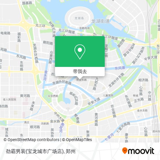 劲霸男装(宝龙城市广场店)地图