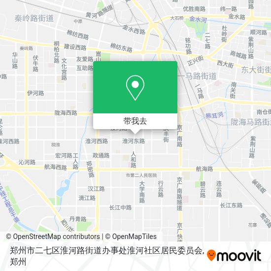 郑州市二七区淮河路街道办事处淮河社区居民委员会地图