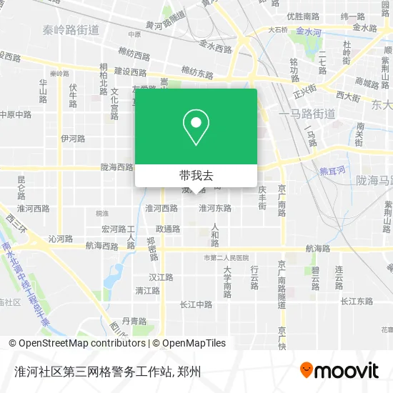 淮河社区第三网格警务工作站地图