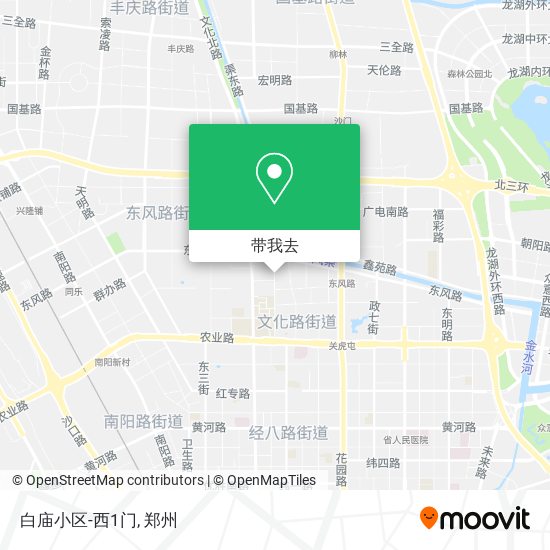 白庙小区-西1门地图