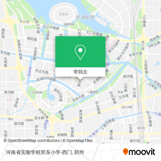 河南省实验学校郑东小学-西门地图