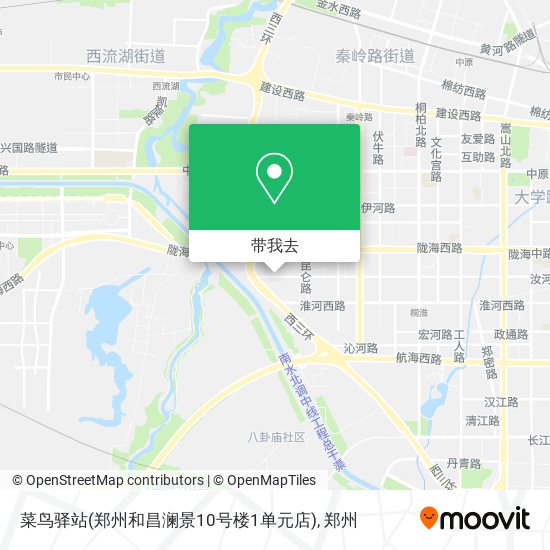 菜鸟驿站(郑州和昌澜景10号楼1单元店)地图