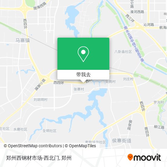 郑州西钢材市场-西北门地图