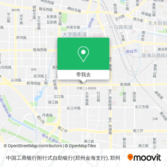中国工商银行附行式自助银行(郑州金海支行)地图
