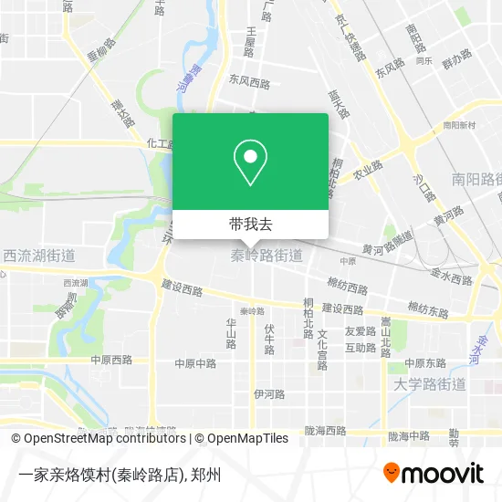 一家亲烙馍村(秦岭路店)地图