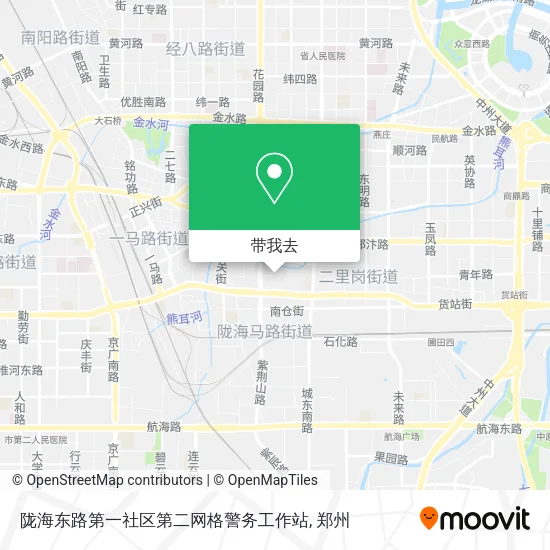 陇海东路第一社区第二网格警务工作站地图