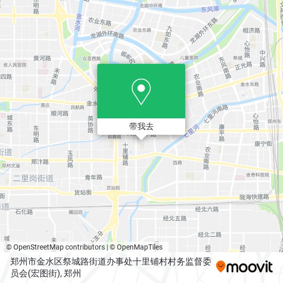 郑州市金水区祭城路街道办事处十里铺村村务监督委员会(宏图街)地图