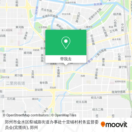郑州市金水区祭城路街道办事处十里铺村村务监督委员会(宏图街)地图