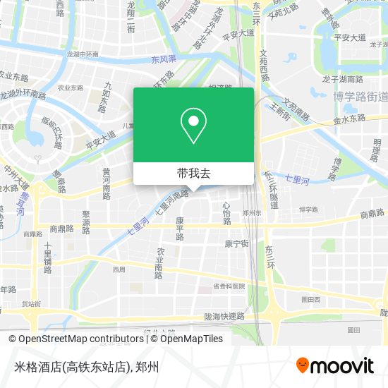 米格酒店(高铁东站店)地图