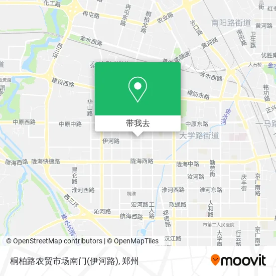 桐柏路农贸市场南门(伊河路)地图