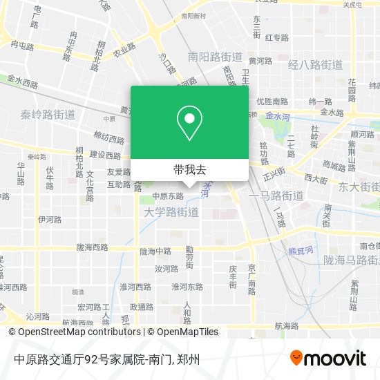 中原路交通厅92号家属院-南门地图