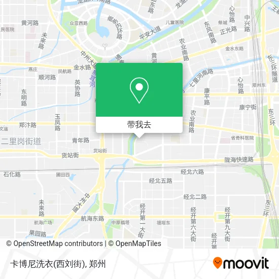 卡博尼洗衣(西刘街)地图