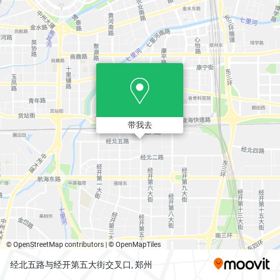 经北五路与经开第五大街交叉口地图