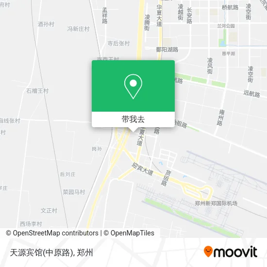 天源宾馆(中原路)地图
