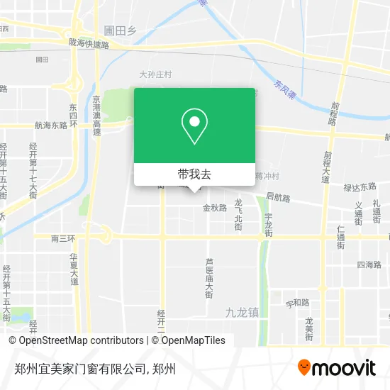 郑州宜美家门窗有限公司地图