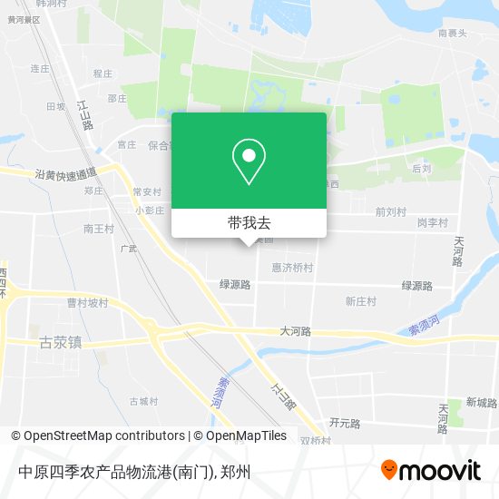中原四季农产品物流港(南门)地图