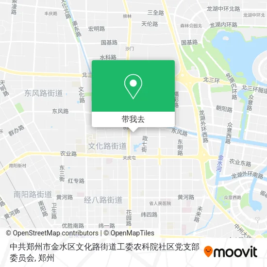 中共郑州市金水区文化路街道工委农科院社区党支部委员会地图