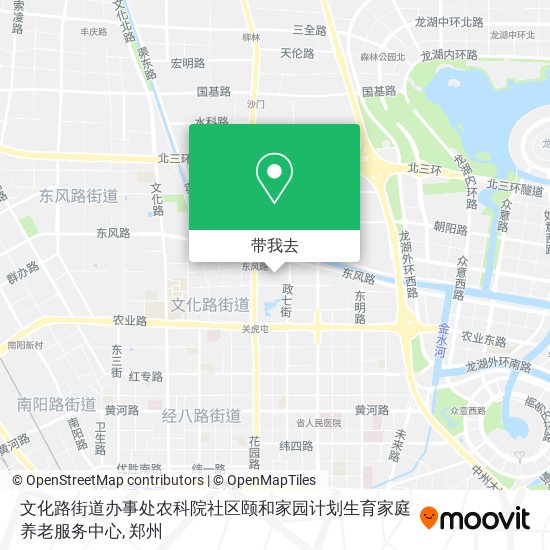 文化路街道办事处农科院社区颐和家园计划生育家庭养老服务中心地图