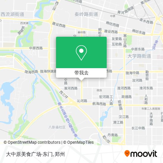 大中原美食广场-东门地图