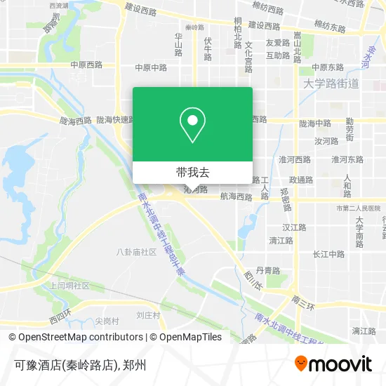 可豫酒店(秦岭路店)地图