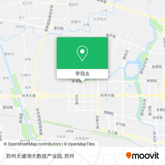 郑州天健湖大数据产业园地图