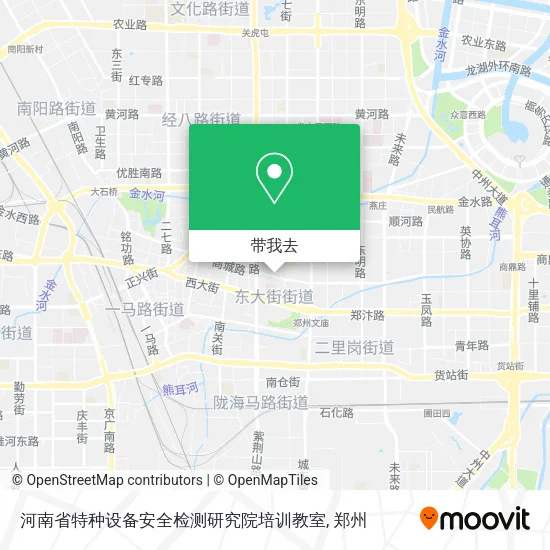 河南省特种设备安全检测研究院培训教室地图