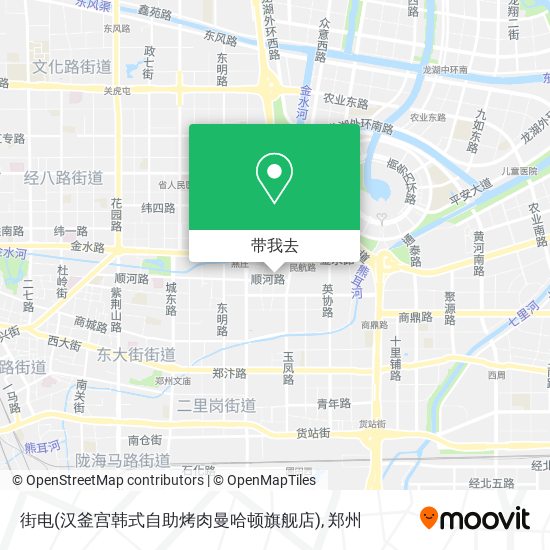 街电(汉釜宫韩式自助烤肉曼哈顿旗舰店)地图