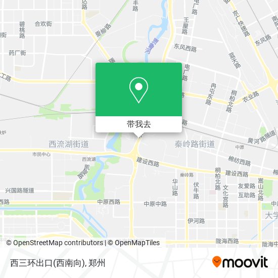 西三环出口(西南向)地图