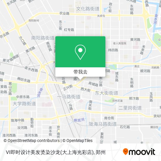 VI即时设计美发烫染沙龙(大上海光彩店)地图