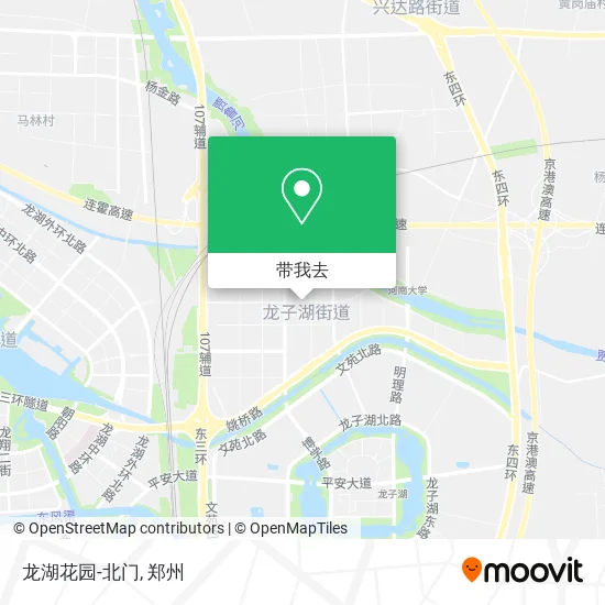 龙湖花园-北门地图