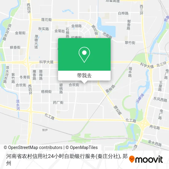 河南省农村信用社24小时自助银行服务(秦庄分社)地图
