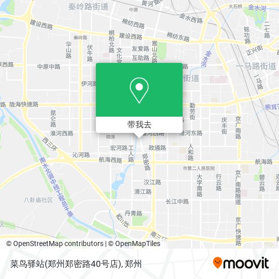 菜鸟驿站(郑州郑密路40号店)地图