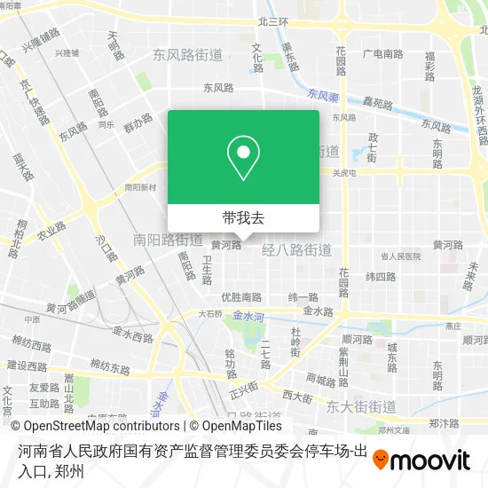 河南省人民政府国有资产监督管理委员委会停车场-出入口地图