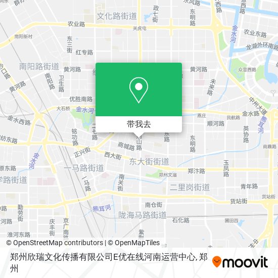 郑州欣瑞文化传播有限公司E优在线河南运营中心地图