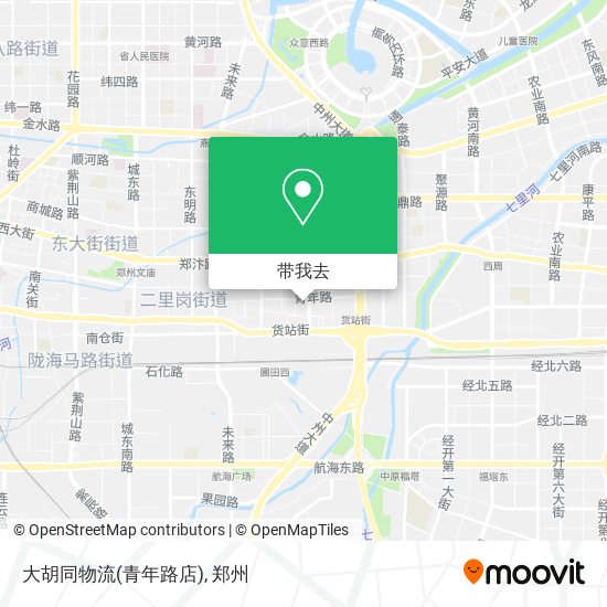 大胡同物流(青年路店)地图